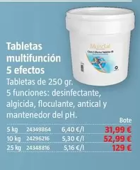 Oferta de Mundial - Tabletas Multifunción 5 Efectos por 31,99€ en BAUHAUS