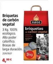 Oferta de Ok Fuego - Briquetas De Carbon Vegetal por 4,99€ en BAUHAUS
