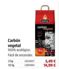 Oferta de Ok Fuego - Carbon Vegetal  por 5,49€ en BAUHAUS