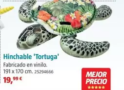 Oferta de Hinchable Tortuga por 19,99€ en BAUHAUS
