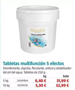 Oferta de Mundial - Tabletas Multifunción 5 Efectos por 31,99€ en BAUHAUS