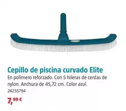Oferta de Cepillo De Piscina Curvado Elite  por 7,99€ en BAUHAUS
