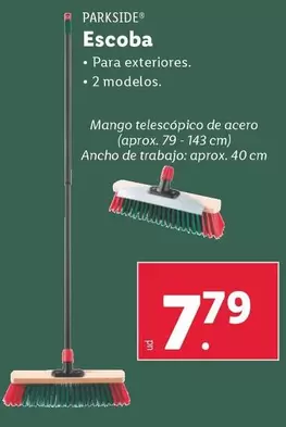 Oferta de Parkside - Escoba por 7,79€ en Lidl