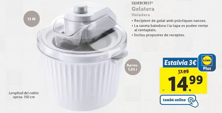 Oferta de SilverCrest - Heladera  por 14,99€ en Lidl