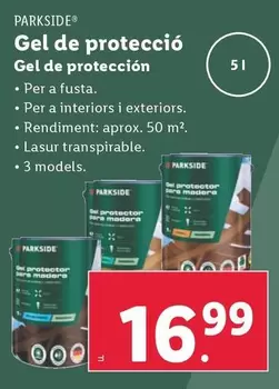 Oferta de Parkside - Gel De Protección por 16,99€ en Lidl