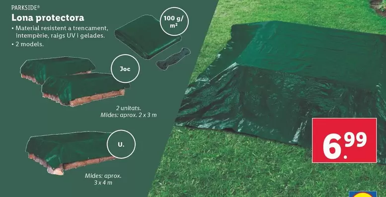 Oferta de Parkside - Lona Protectora por 6,99€ en Lidl