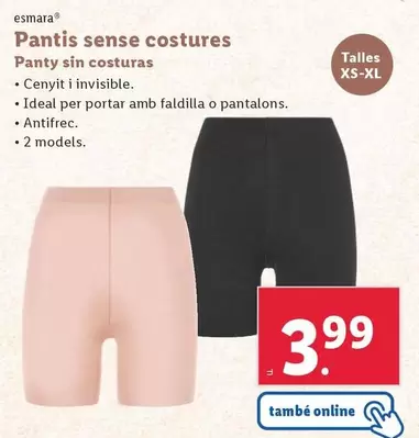 Oferta de Esmara - Panty Sin Costuras  por 3,99€ en Lidl