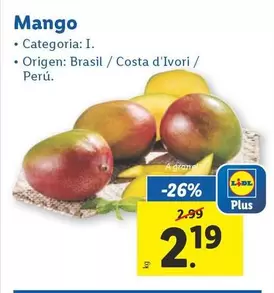 Oferta de Mango por 2,19€ en Lidl