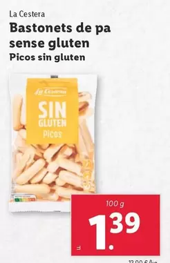 Oferta de La Cestera -  Picos Sin Gluten por 1,39€ en Lidl