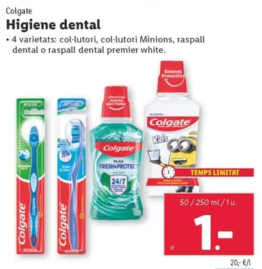 Oferta de Colgate - Higiene Dental por 1€ en Lidl