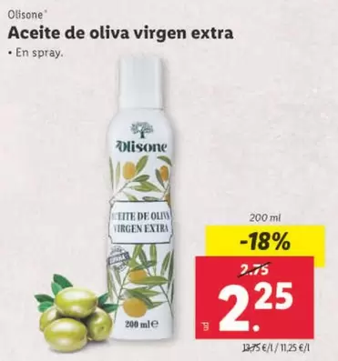 Oferta de Olisone - Aceite De Oliva Virgen Extra por 2,25€ en Lidl