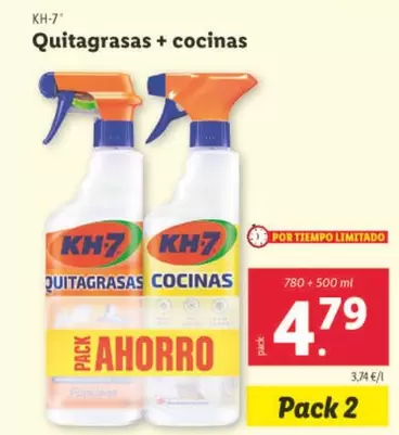 Oferta de KH-7 - Quitagrasas + Cocinas por 4,79€ en Lidl