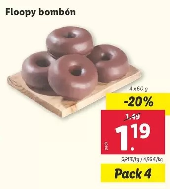 Oferta de Floopy Bombon por 1,19€ en Lidl