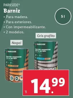 Oferta de Parkside - Barniz por 14,99€ en Lidl