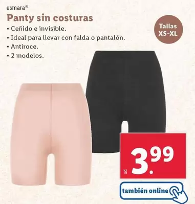 Oferta de Esmara - Panty Sin Costuras por 3,99€ en Lidl