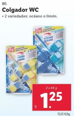 Oferta de W5 Colgador Wc por 1,25€ en Lidl