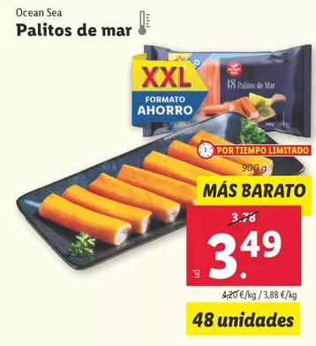Oferta de Ocean Sea - Palitos De Mar por 3,49€ en Lidl