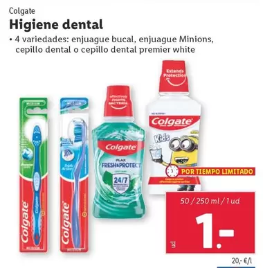 Oferta de Colgate - Higiene Dental por 1€ en Lidl