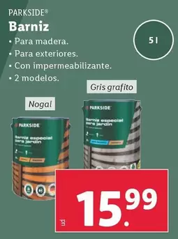 Oferta de Parkside - Barniz por 15,99€ en Lidl