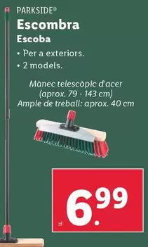 Oferta de Parkside - Escoba por 6,99€ en Lidl