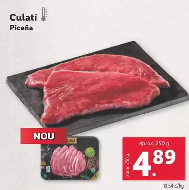 Oferta de Picana por 4,89€ en Lidl