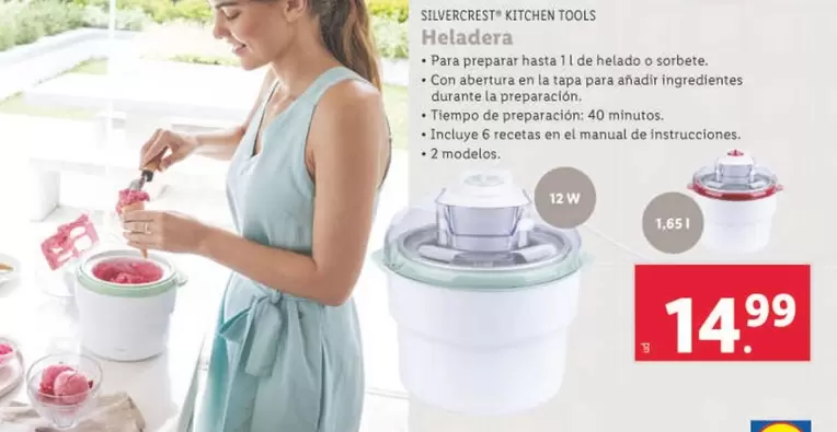 Oferta de SilverCrest - Heladera por 14,99€ en Lidl