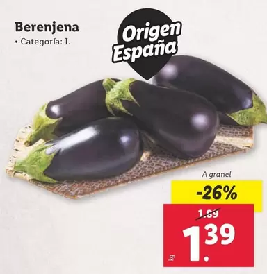 Oferta de Berenjena por 1,39€ en Lidl