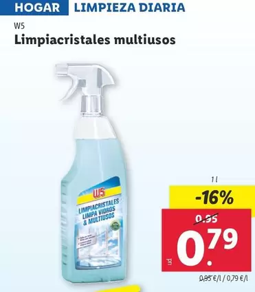 Oferta de Limpiacristales Multiusos por 0,79€ en Lidl