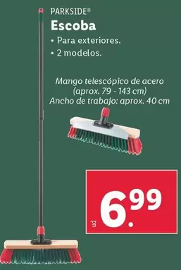Oferta de Parkside - Escoba por 6,99€ en Lidl