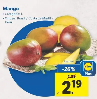 Oferta de Mango - Mango por 2,19€ en Lidl