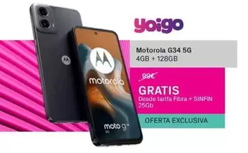 Oferta de Motorola - G34 5g en Phone House