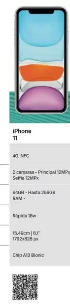 Oferta de Iphone 11 en Phone House