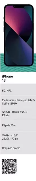 Oferta de Ram - Iphone 13 en Phone House