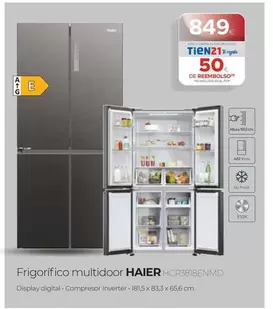Oferta de Haier - Frigorífico Multidoor por 849€ en Tien 21
