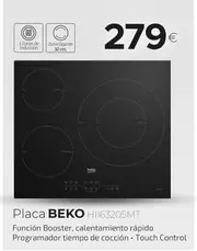Oferta de Beko - Placa por 279€ en Tien 21