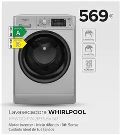 Oferta de Whirlpool - Lavasecadora  por 569€ en Tien 21