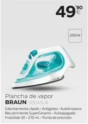 Oferta de Braun - Plancha De Vapor por 49,9€ en Tien 21