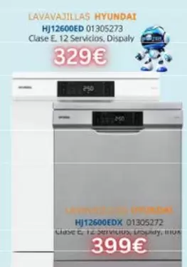 Oferta de Hyundai - Lavavajillas por 329€ en Master Cadena