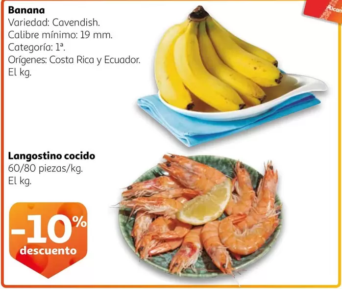 Oferta de Costa - Langostino Cocido en Alcampo