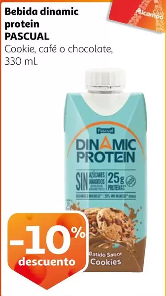 Oferta de Pascual - Bebida Dinamic Protein en Alcampo