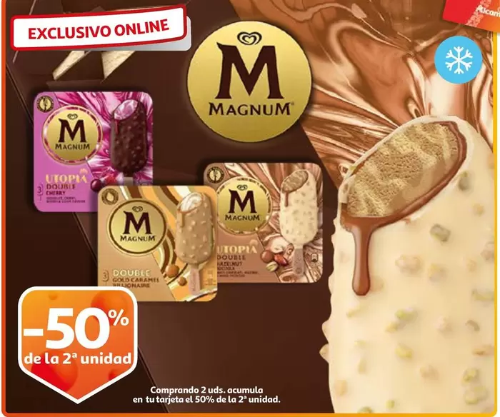 Oferta de Magnum - Compancia 2 Uds., Secamule En Tutarejas Et 50% De La 2 Urtidoad en Alcampo