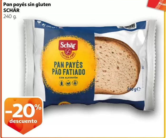 Oferta de Schär - Pan Payés Sin Gluten en Alcampo