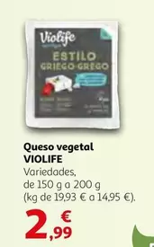Oferta de Violife - Queso Vegetal por 2,99€ en Alcampo