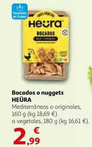 Oferta de Heura - Bocados O Nuggets por 2,99€ en Alcampo