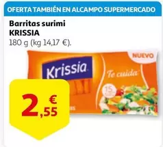 Oferta de Alcampo - Barritas Surimi por 2,55€ en Alcampo