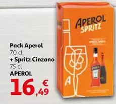 Oferta de Aperol - Pack  + Spritz por 16,49€ en Alcampo