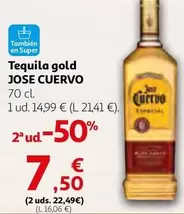 Oferta de Jose Cuervo - Tequila Gold por 14,99€ en Alcampo