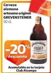 Oferta de Grevensteiner - Cerveza Alemana Artesana Original en Alcampo