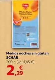 Oferta de Schär - Medias Noches Sin Gluten por 2,29€ en Alcampo