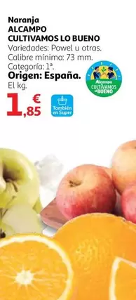 Oferta de Alcampo - Naranja Alcampo Cultivamos por 1,85€ en Alcampo